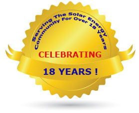 Serving the solar industry for over 18 years